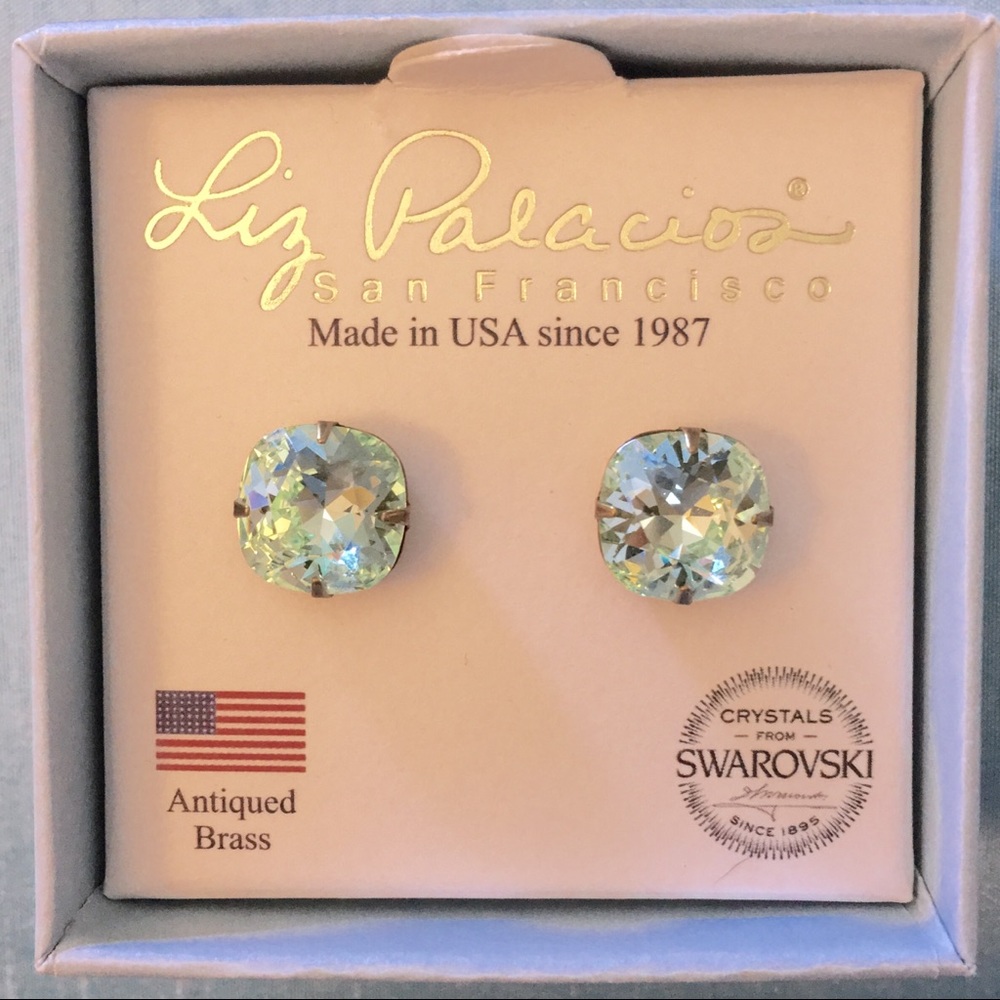 Liz Palacios Swarovski Crystal Earrings NWT